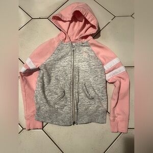 Kids Pink and Gray Hoodie